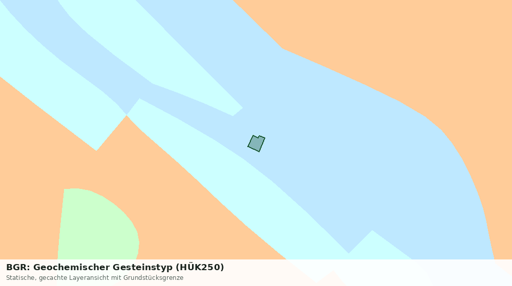 Statische Kartenansicht: BGR: Geochemischer Gesteinstyp (HÜK250)