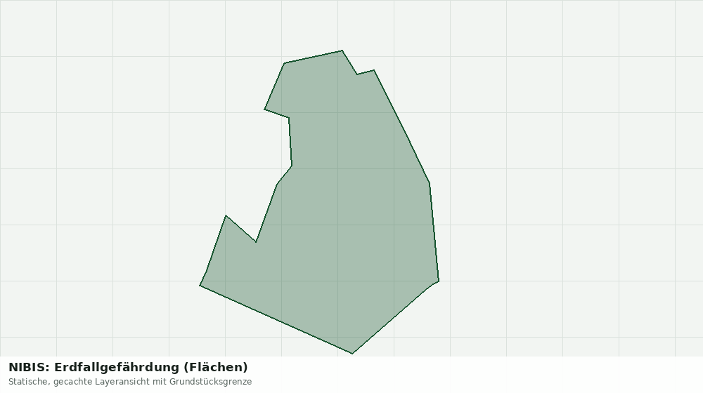 Statische Kartenansicht: NIBIS: Erdfallgefährdung (Flächen)
