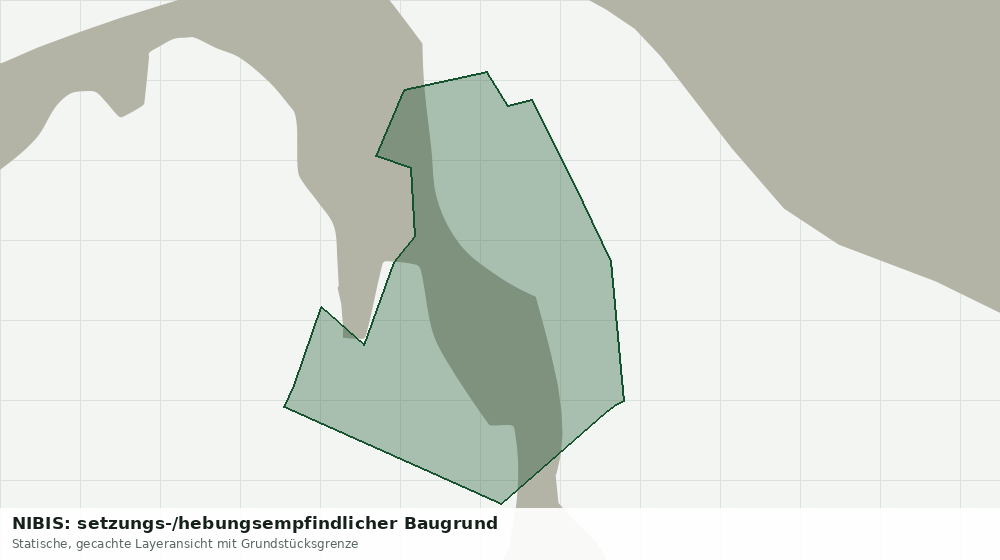 Statische Kartenansicht: NIBIS: setzungs-/hebungsempfindlicher Baugrund
