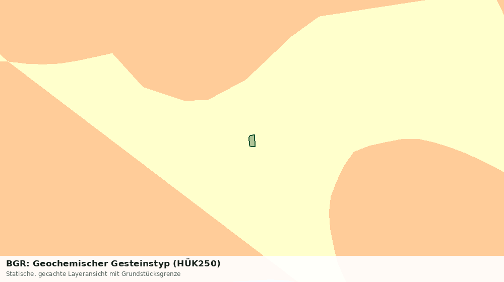 Statische Kartenansicht: BGR: Geochemischer Gesteinstyp (HÜK250)
