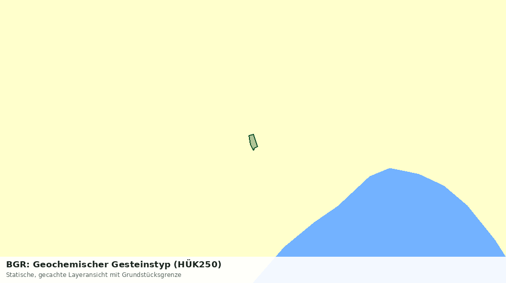 Statische Kartenansicht: BGR: Geochemischer Gesteinstyp (HÜK250)