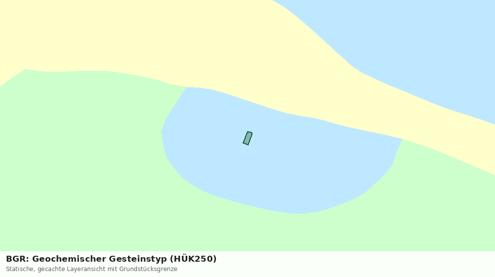 Statische Kartenansicht: BGR: Geochemischer Gesteinstyp (HÜK250)