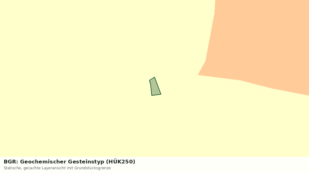Statische Kartenansicht: BGR: Geochemischer Gesteinstyp (HÜK250)