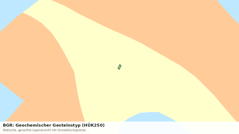 Statische Kartenansicht: BGR: Geochemischer Gesteinstyp (HÜK250)