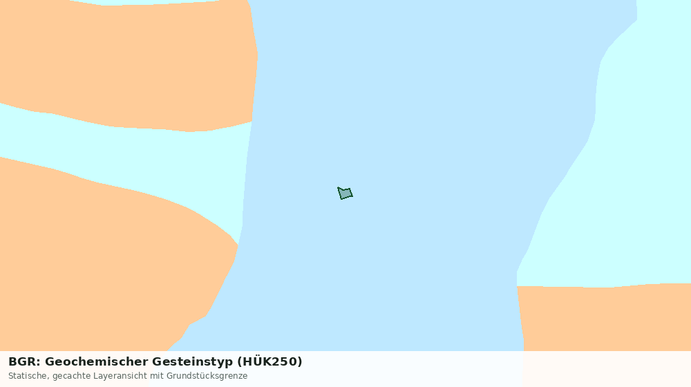 Statische Kartenansicht: BGR: Geochemischer Gesteinstyp (HÜK250)