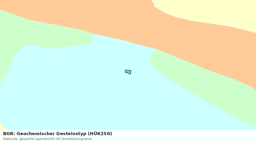Statische Kartenansicht: BGR: Geochemischer Gesteinstyp (HÜK250)