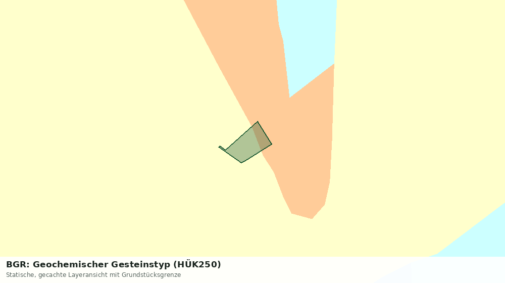 Statische Kartenansicht: BGR: Geochemischer Gesteinstyp (HÜK250)