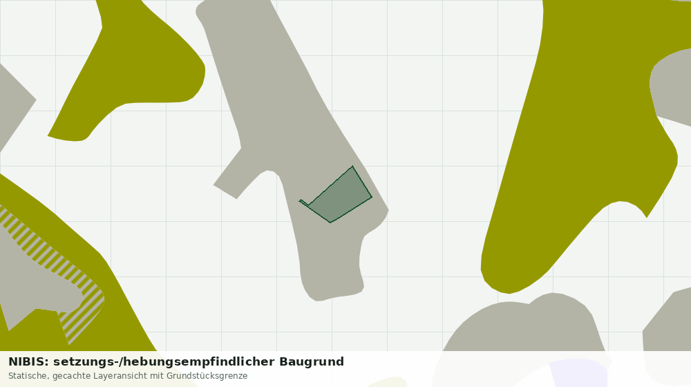 Statische Kartenansicht: NIBIS: setzungs-/hebungsempfindlicher Baugrund