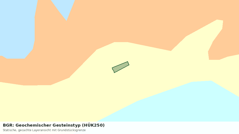 Statische Kartenansicht: BGR: Geochemischer Gesteinstyp (HÜK250)