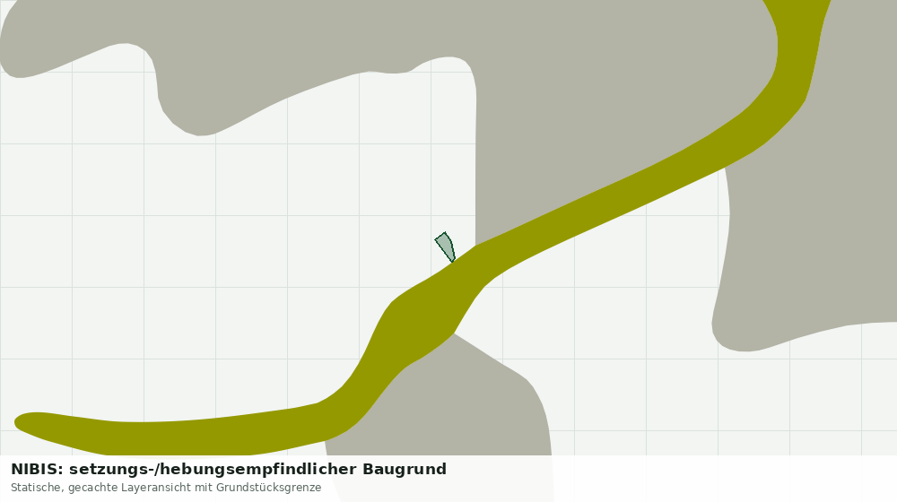 Statische Kartenansicht: NIBIS: setzungs-/hebungsempfindlicher Baugrund