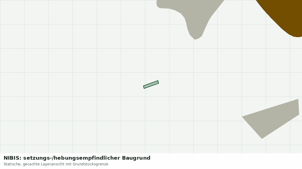 Statische Kartenansicht: NIBIS: setzungs-/hebungsempfindlicher Baugrund