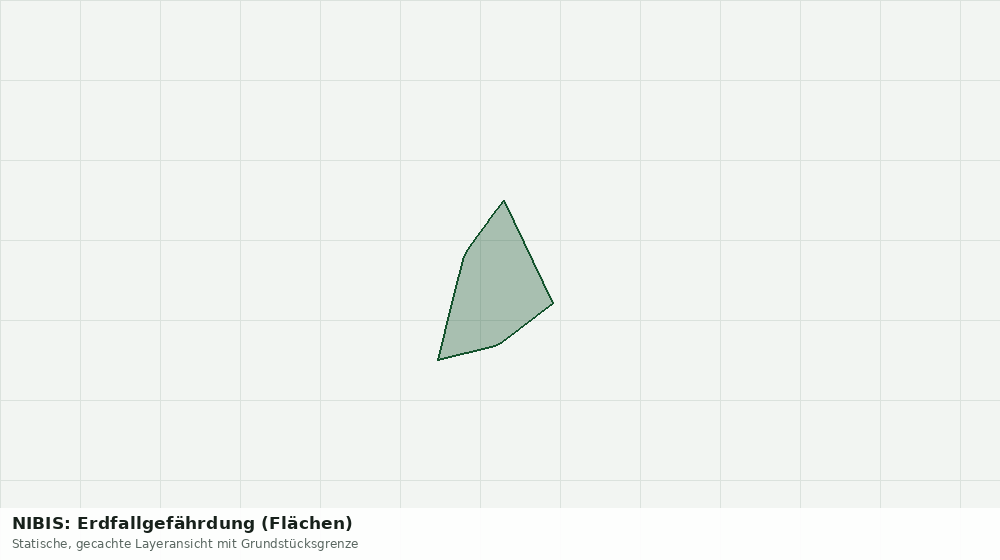 Statische Kartenansicht: NIBIS: Erdfallgefährdung (Flächen)