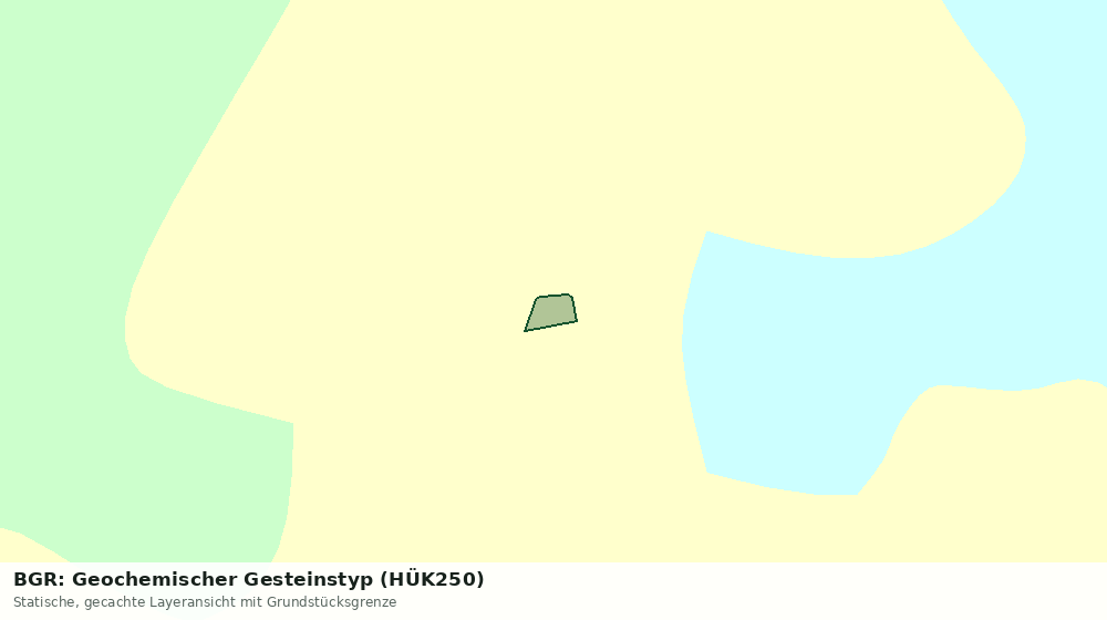 Statische Kartenansicht: BGR: Geochemischer Gesteinstyp (HÜK250)