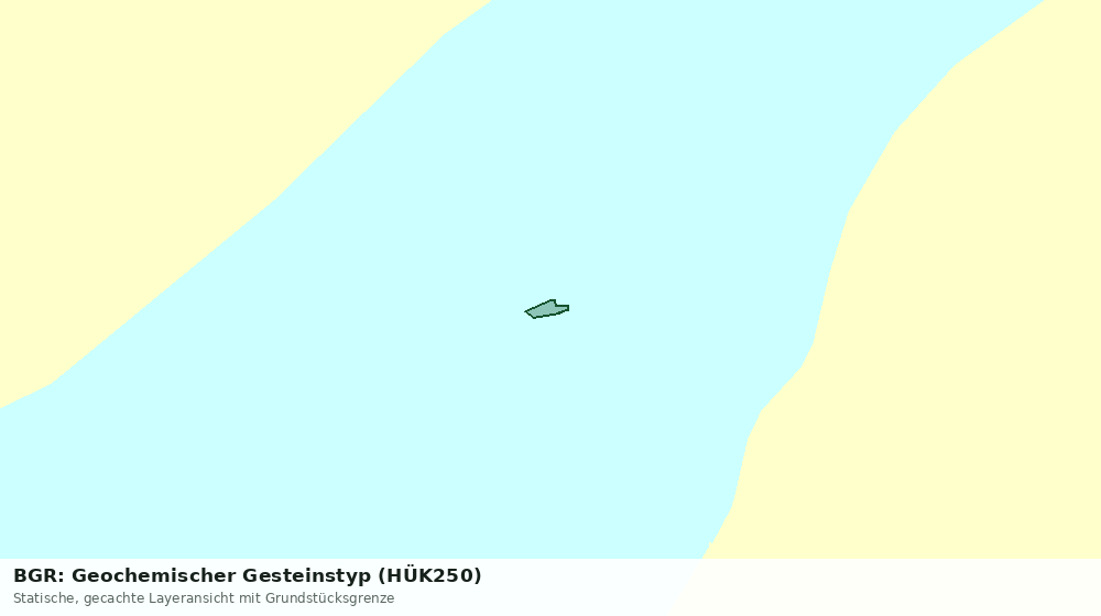Statische Kartenansicht: BGR: Geochemischer Gesteinstyp (HÜK250)