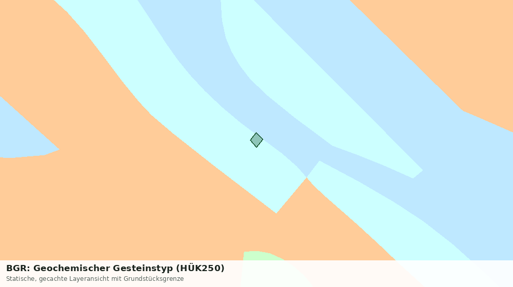Statische Kartenansicht: BGR: Geochemischer Gesteinstyp (HÜK250)