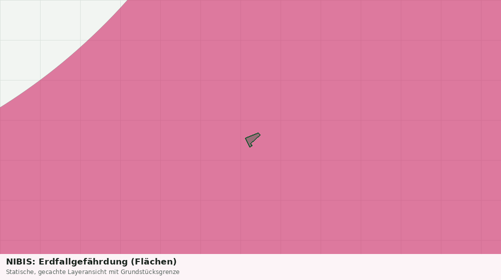 Statische Kartenansicht: NIBIS: Erdfallgefährdung (Flächen)