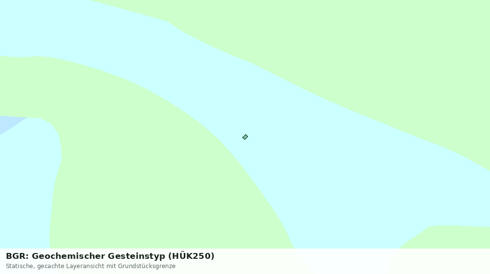 Statische Kartenansicht: BGR: Geochemischer Gesteinstyp (HÜK250)