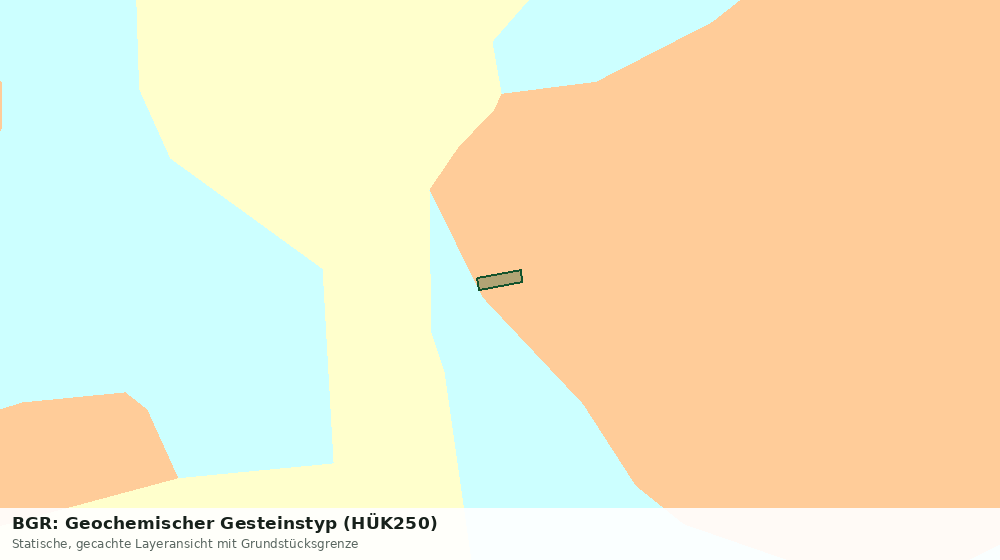 Statische Kartenansicht: BGR: Geochemischer Gesteinstyp (HÜK250)