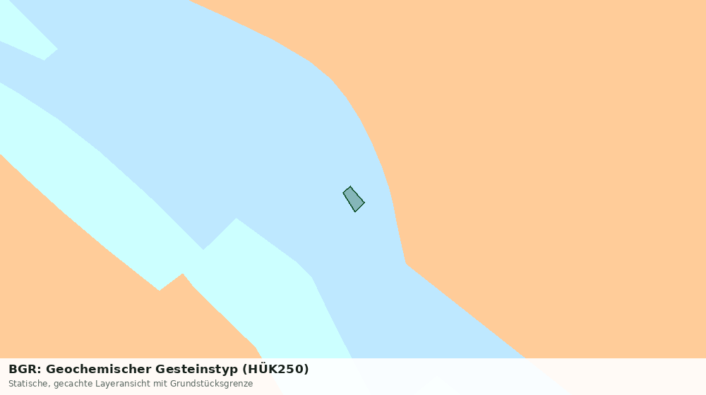 Statische Kartenansicht: BGR: Geochemischer Gesteinstyp (HÜK250)