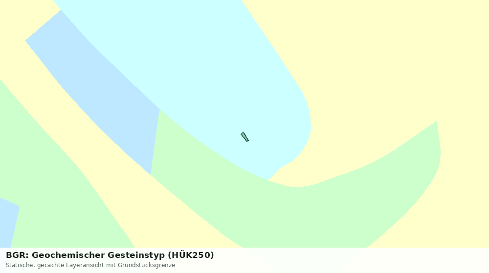 Statische Kartenansicht: BGR: Geochemischer Gesteinstyp (HÜK250)