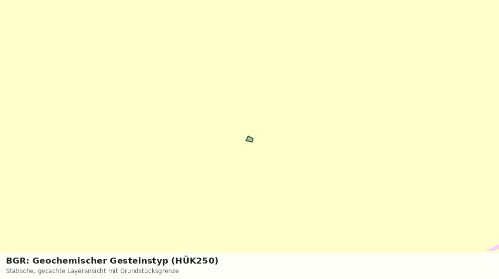 Statische Kartenansicht: BGR: Geochemischer Gesteinstyp (HÜK250)