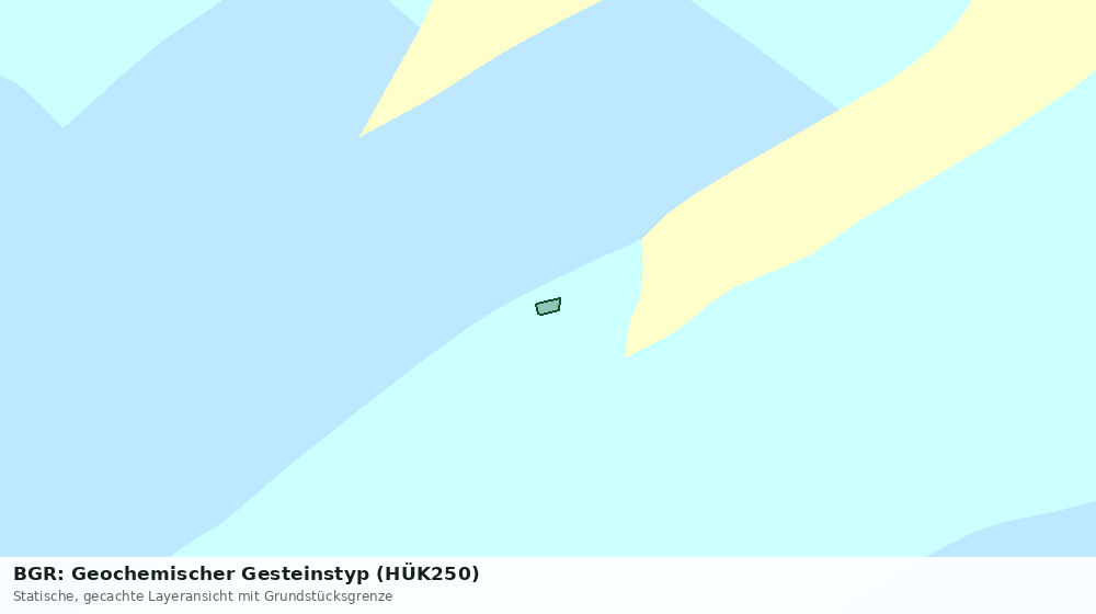 Statische Kartenansicht: BGR: Geochemischer Gesteinstyp (HÜK250)