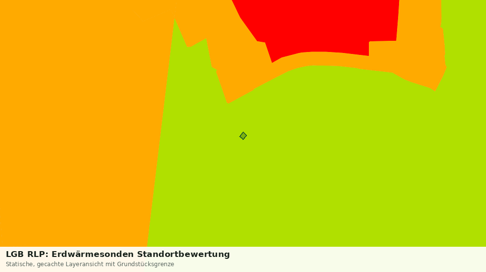 Statische Kartenansicht: LGB RLP: Erdwärmesonden Standortbewertung