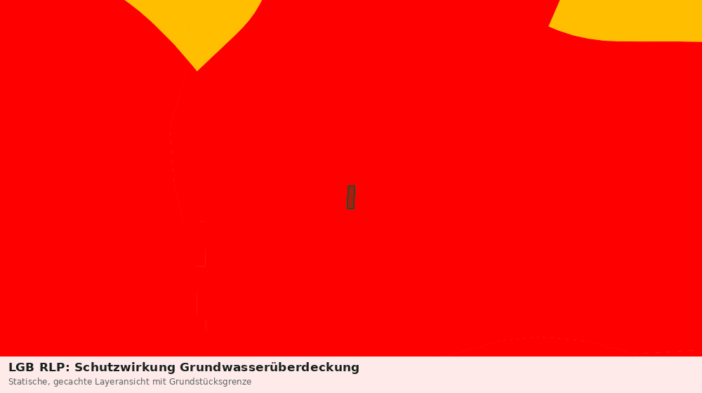 Statische Kartenansicht: LGB RLP: Schutzwirkung Grundwasserüberdeckung