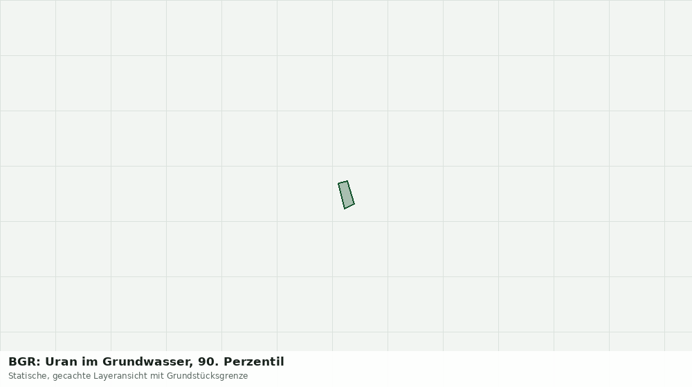 Statische Kartenansicht: BGR: Uran im Grundwasser, 90. Perzentil