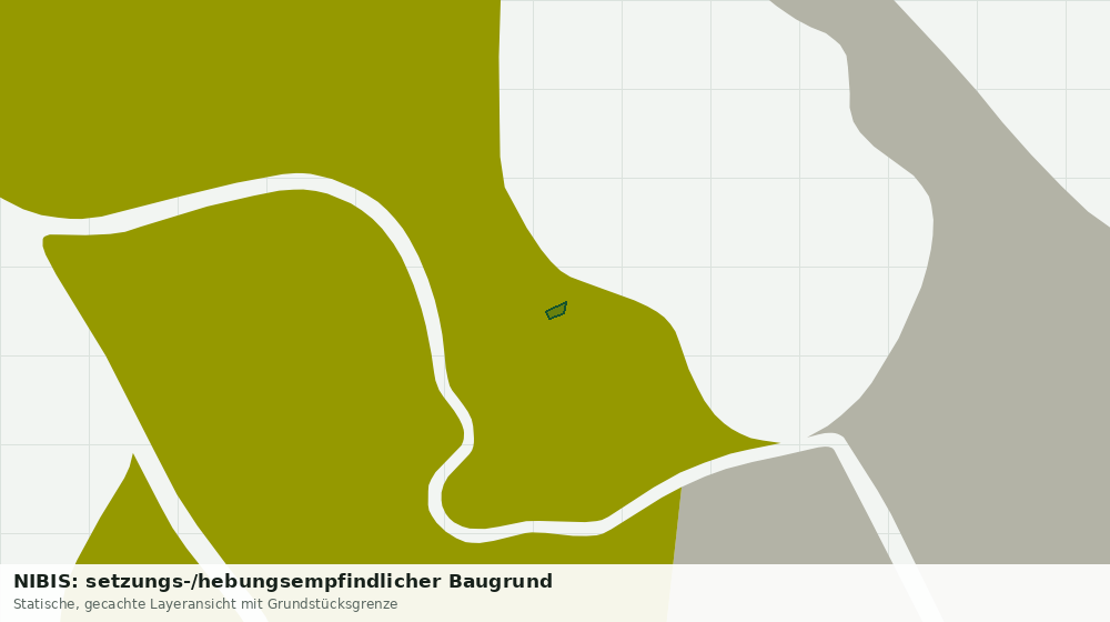 Statische Kartenansicht: NIBIS: setzungs-/hebungsempfindlicher Baugrund