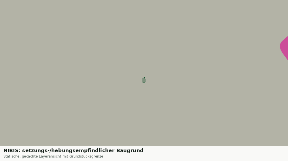 Statische Kartenansicht: NIBIS: setzungs-/hebungsempfindlicher Baugrund