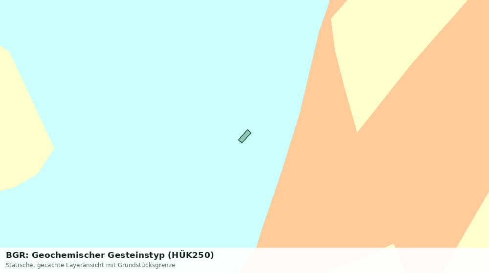 Statische Kartenansicht: BGR: Geochemischer Gesteinstyp (HÜK250)