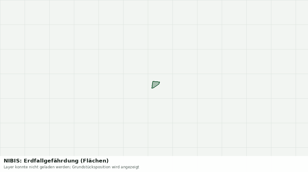 Statische Kartenansicht: NIBIS: Erdfallgefährdung (Flächen)
