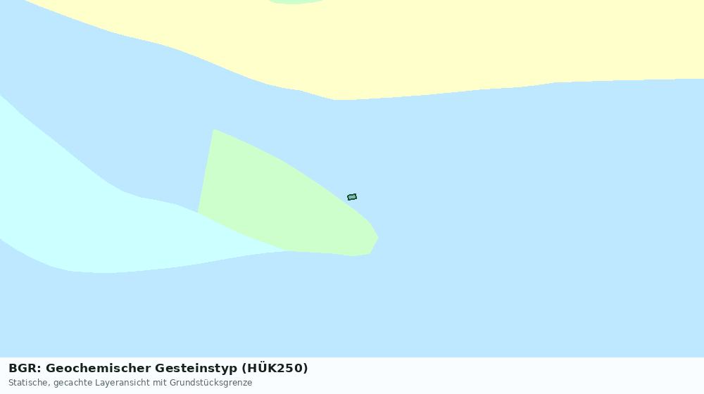 Statische Kartenansicht: BGR: Geochemischer Gesteinstyp (HÜK250)