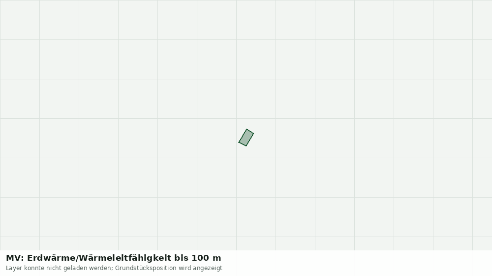 Statische Kartenansicht: MV: Erdwärme/Wärmeleitfähigkeit bis 100 m