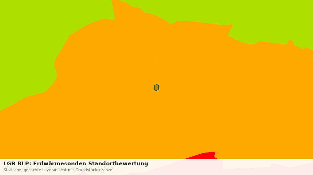 Statische Kartenansicht: LGB RLP: Erdwärmesonden Standortbewertung