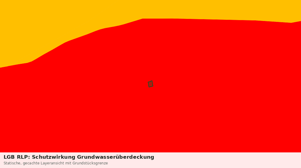Statische Kartenansicht: LGB RLP: Schutzwirkung Grundwasserüberdeckung