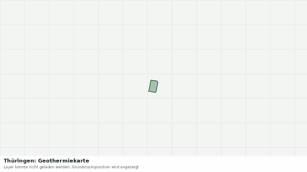 Statische Kartenansicht: Thüringen: Geothermiekarte