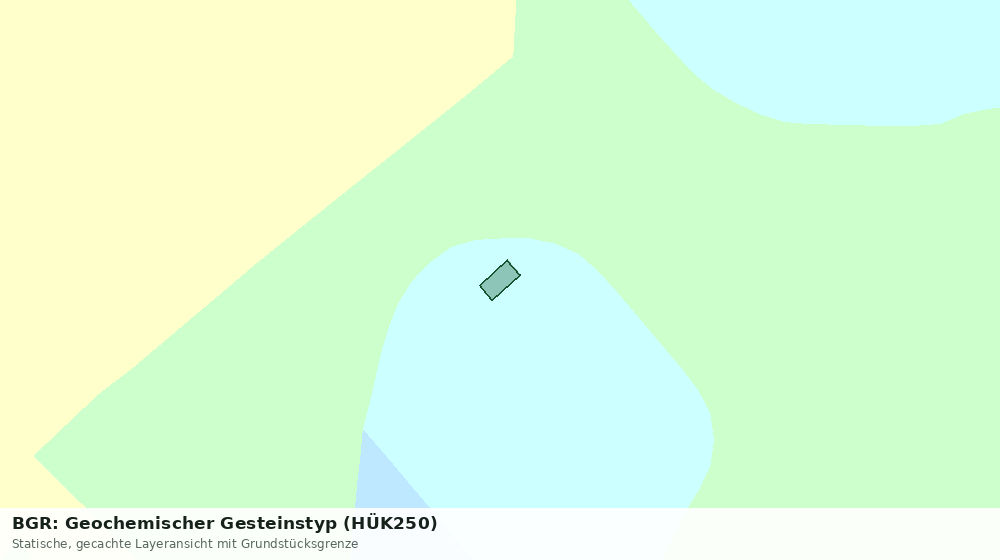Statische Kartenansicht: BGR: Geochemischer Gesteinstyp (HÜK250)