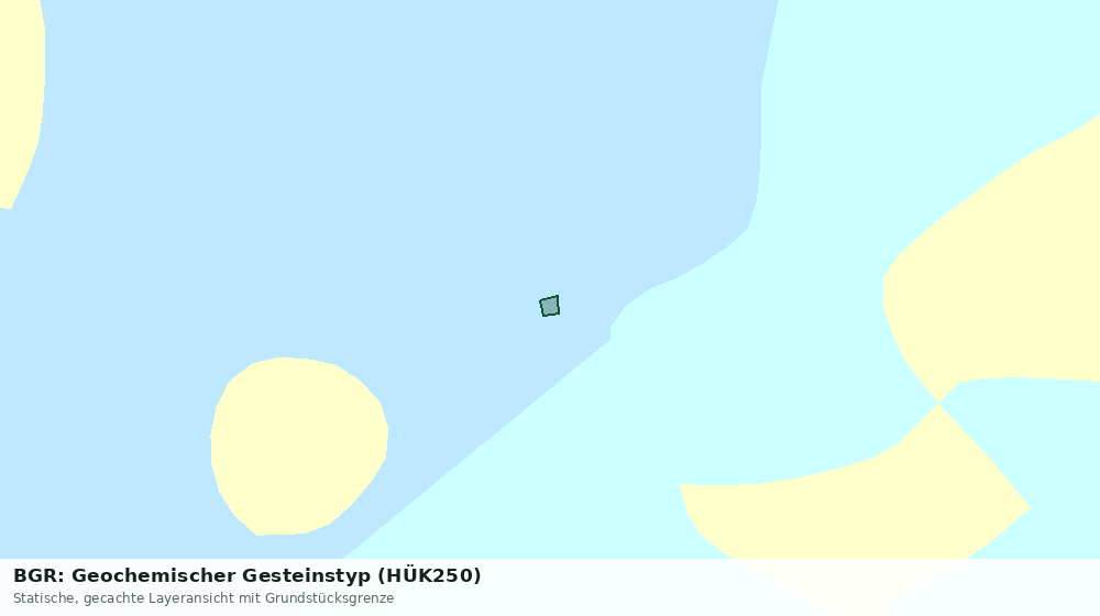 Statische Kartenansicht: BGR: Geochemischer Gesteinstyp (HÜK250)
