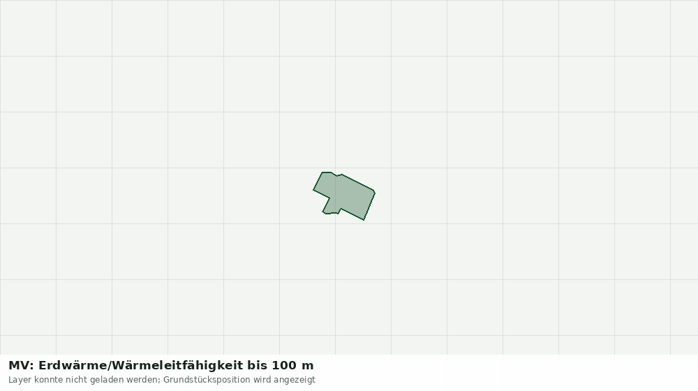 Statische Kartenansicht: MV: Erdwärme/Wärmeleitfähigkeit bis 100 m