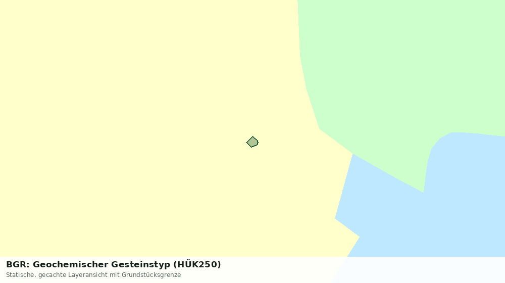 Statische Kartenansicht: BGR: Geochemischer Gesteinstyp (HÜK250)