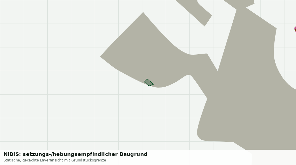 Statische Kartenansicht: NIBIS: setzungs-/hebungsempfindlicher Baugrund
