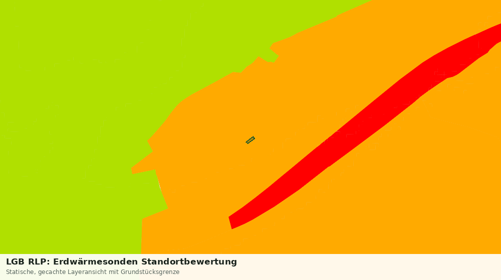 Statische Kartenansicht: LGB RLP: Erdwärmesonden Standortbewertung