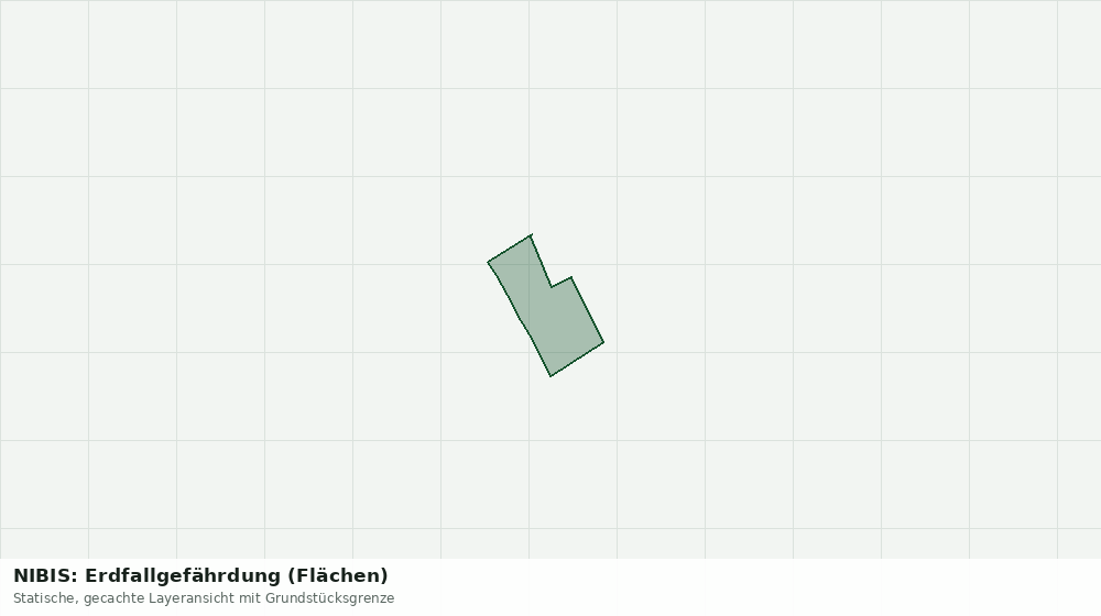 Statische Kartenansicht: NIBIS: Erdfallgefährdung (Flächen)