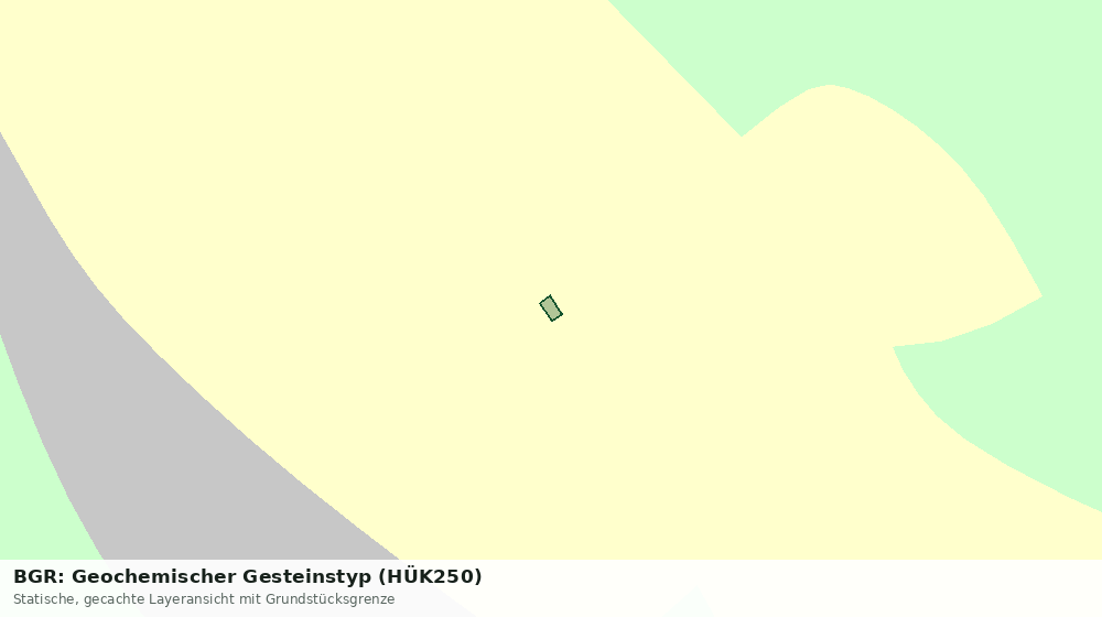 Statische Kartenansicht: BGR: Geochemischer Gesteinstyp (HÜK250)