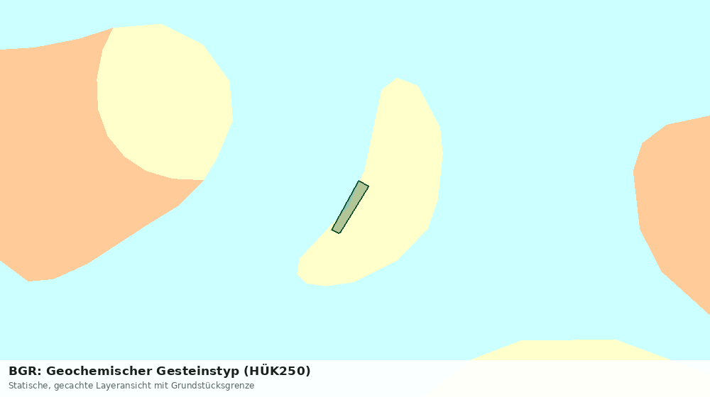 Statische Kartenansicht: BGR: Geochemischer Gesteinstyp (HÜK250)