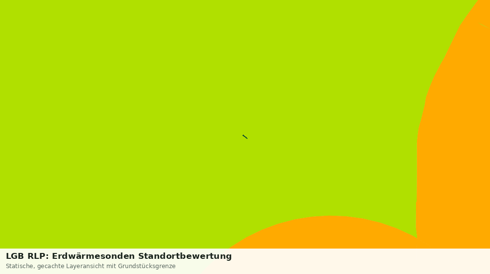 Statische Kartenansicht: LGB RLP: Erdwärmesonden Standortbewertung