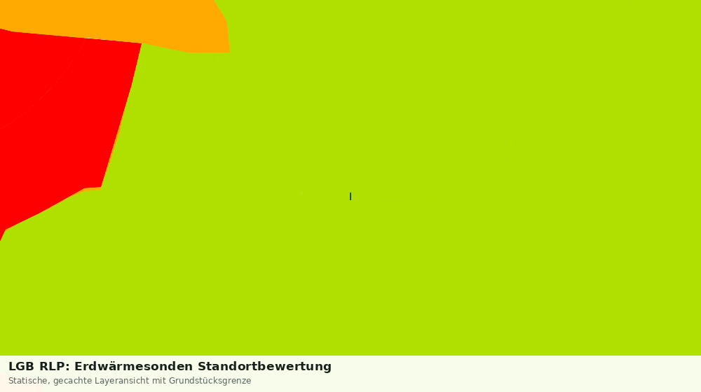 Statische Kartenansicht: LGB RLP: Erdwärmesonden Standortbewertung