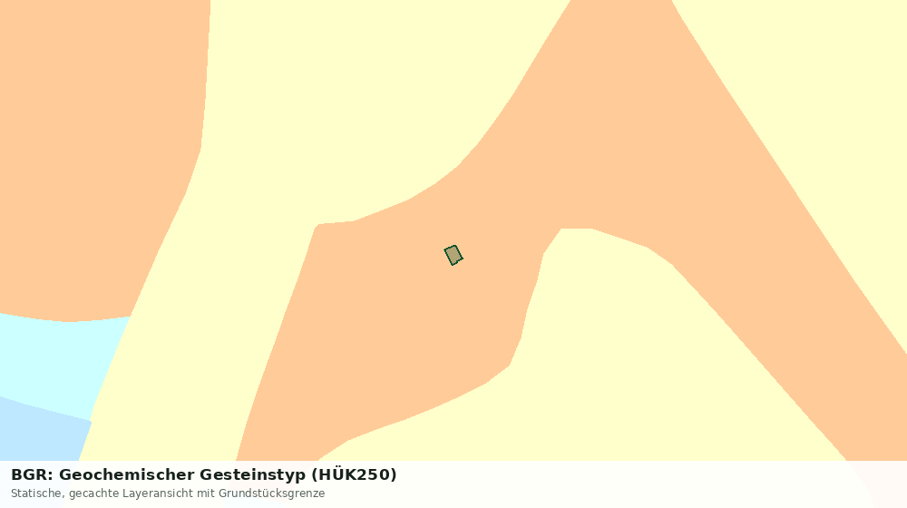 Statische Kartenansicht: BGR: Geochemischer Gesteinstyp (HÜK250)